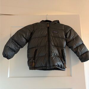 Patagonia Kids Puffy Jacket in Gray
